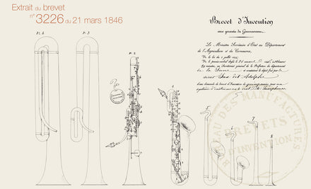 L'invention du saxophone par le génial Adolphe Sax