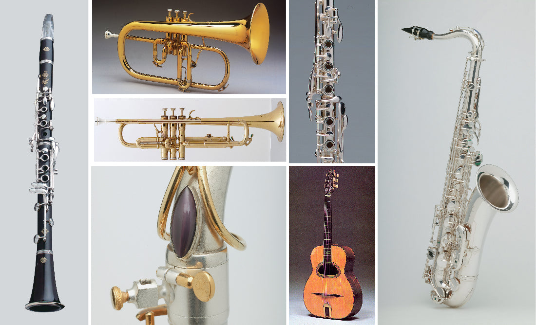Historical Henri SELMER Paris instruments