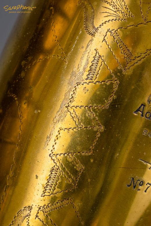 Saxophone Baryton Adolphe Sax (1933) par Henri SELMER Paris, n°778, verni