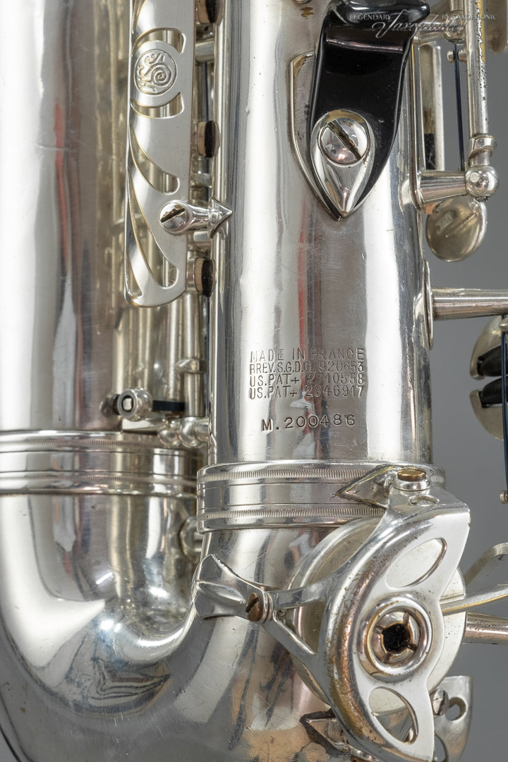 Saxophone SELMER Alto Mark VI au Fa# aigu (1972), Player's Horn, n° 200XXX, argenté - Saxophonic