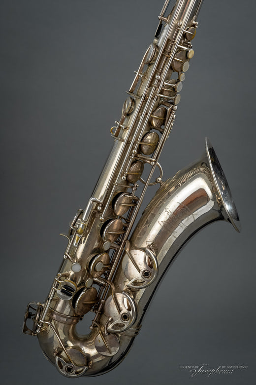 Saxophone Ténor SELMER Super Balanced Action (SBA, 1947), n°346XX, argenté