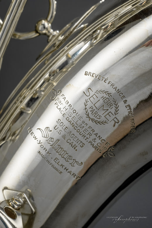 Saxophone Ténor SELMER Super Balanced Action (SBA, 1948), n°356XX, argenté