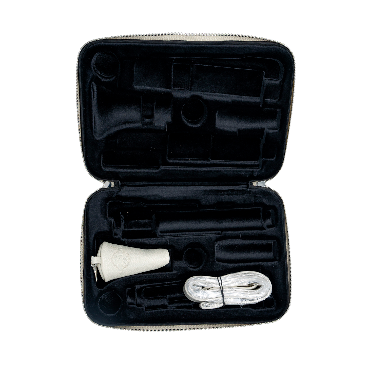 Étui blanc clarinette Sib (intérieur)