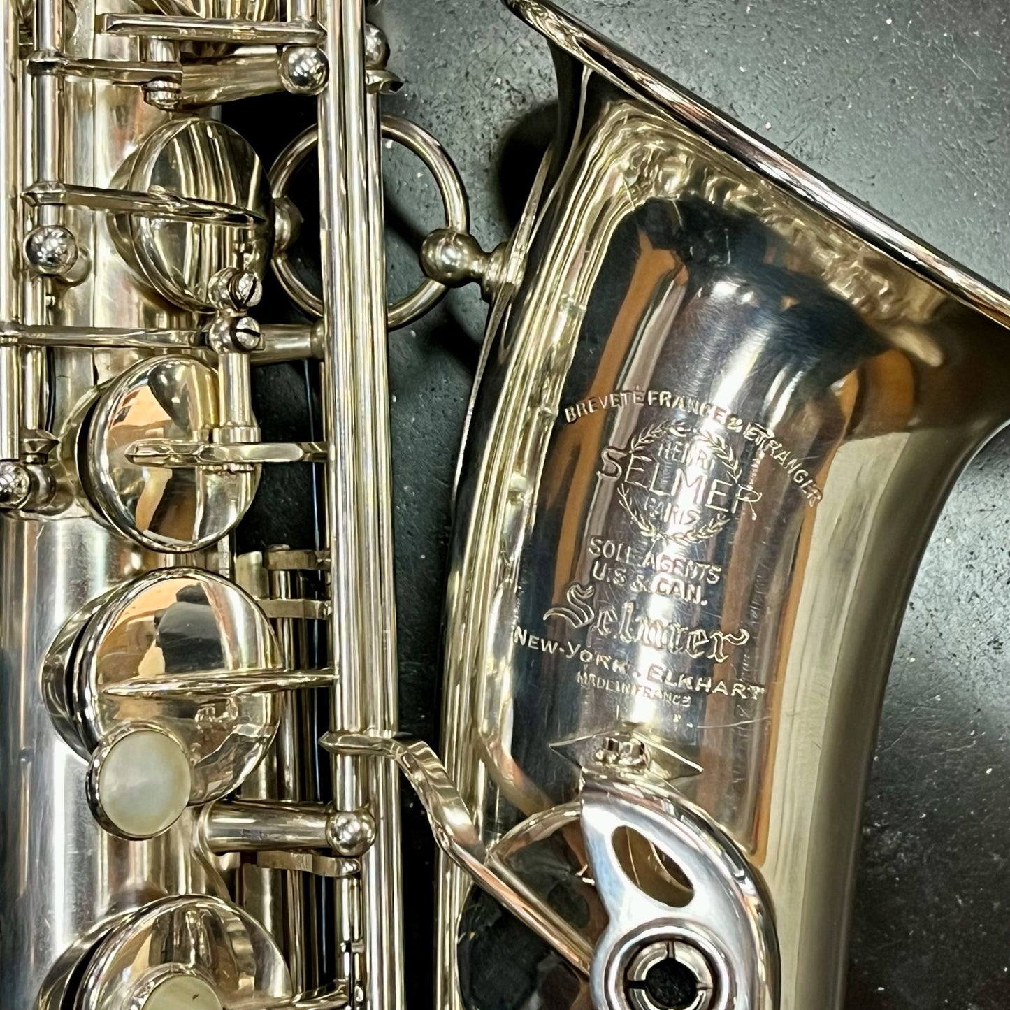 Saxophone Alto SELMER Super Balanced Action SBA Argenté n°37XXX