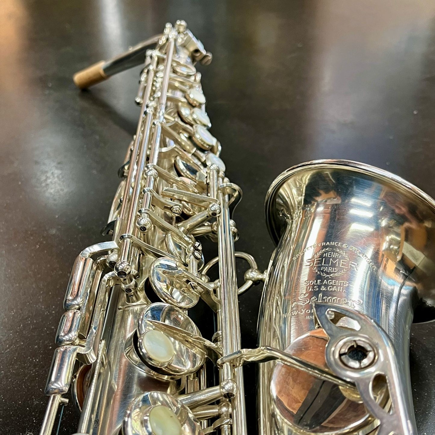 Saxophone Alto SELMER Super Balanced Action SBA Argenté n°37XXX