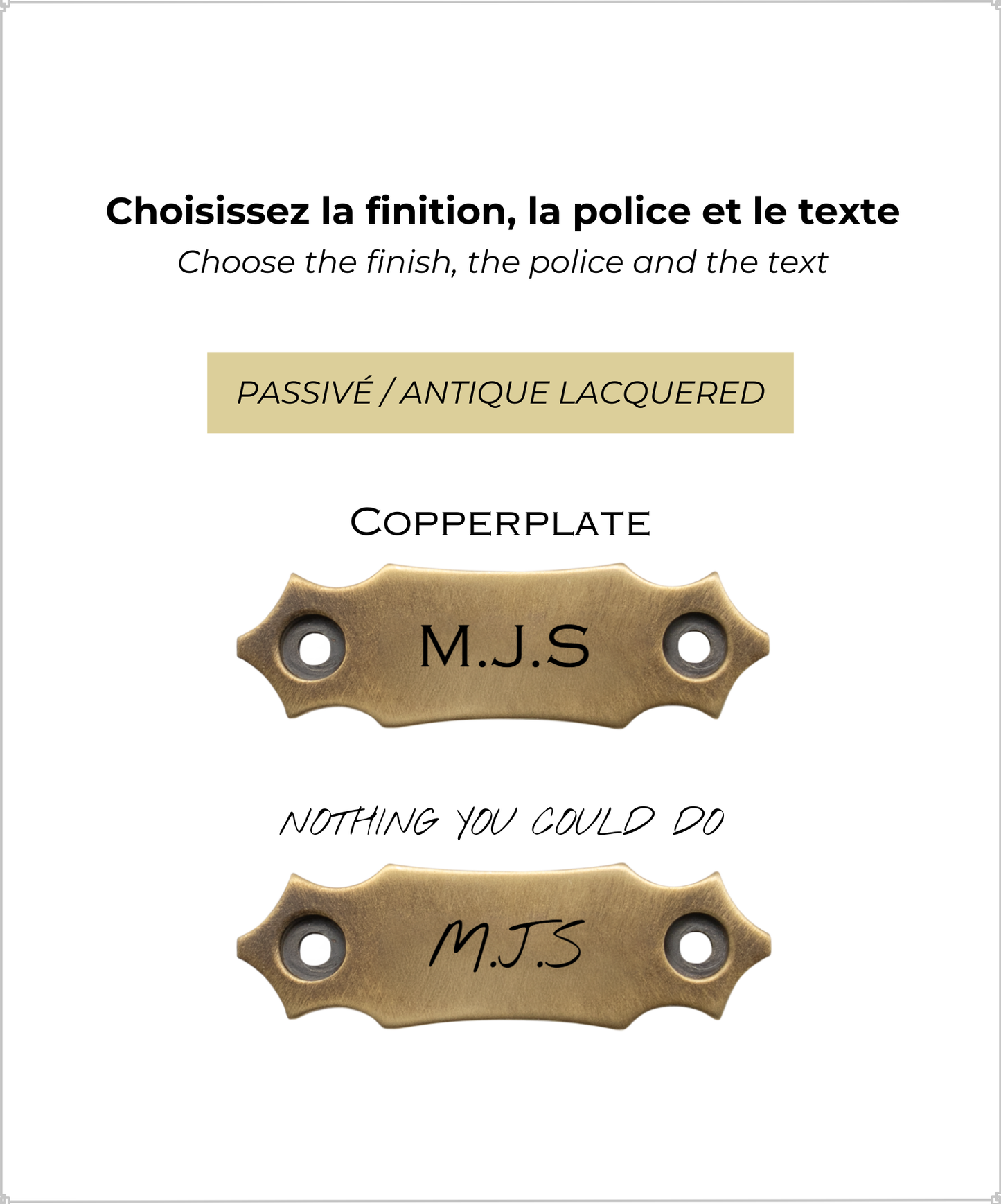 Customization of your saxophone plate