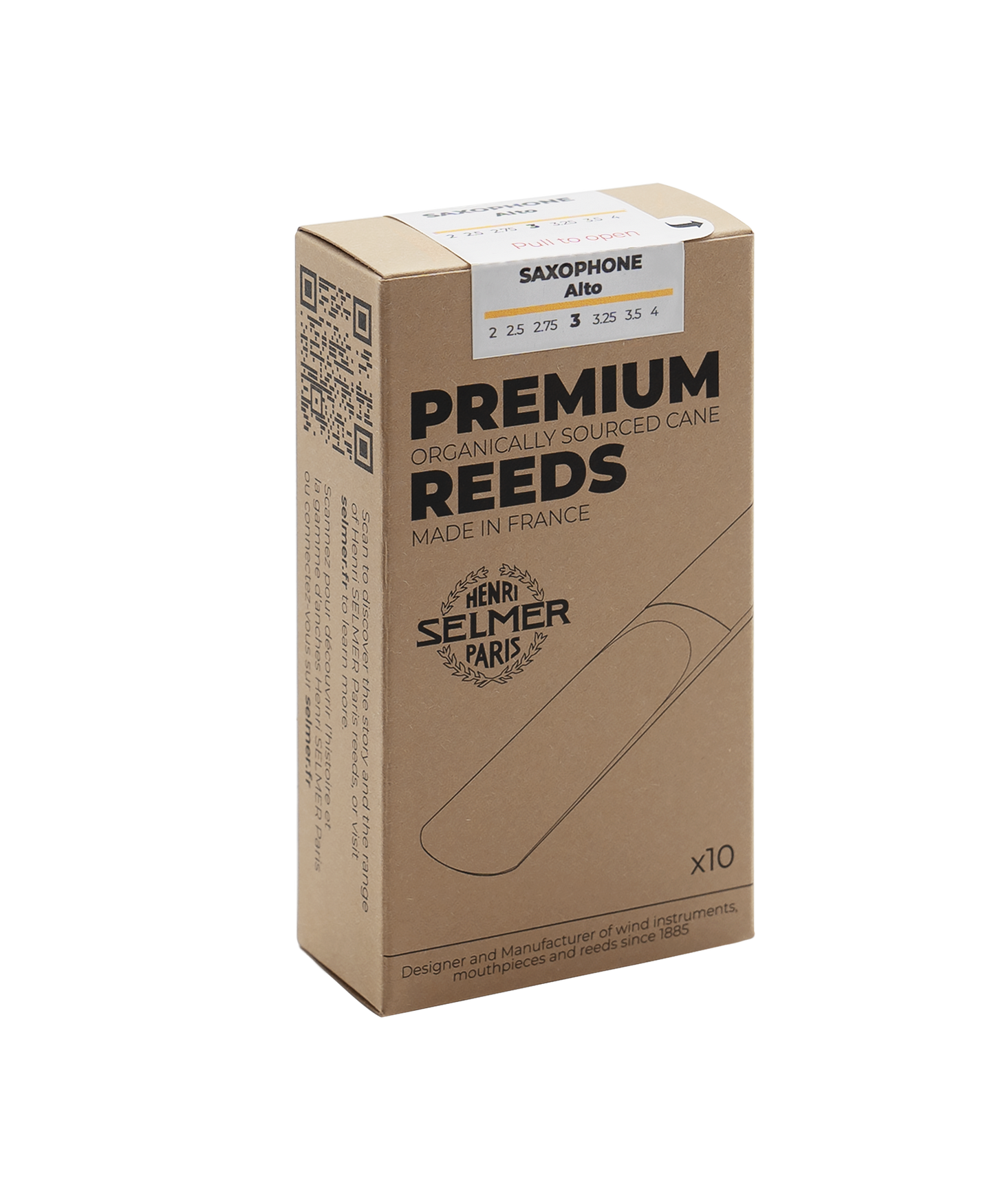 Alto saxophone reeds