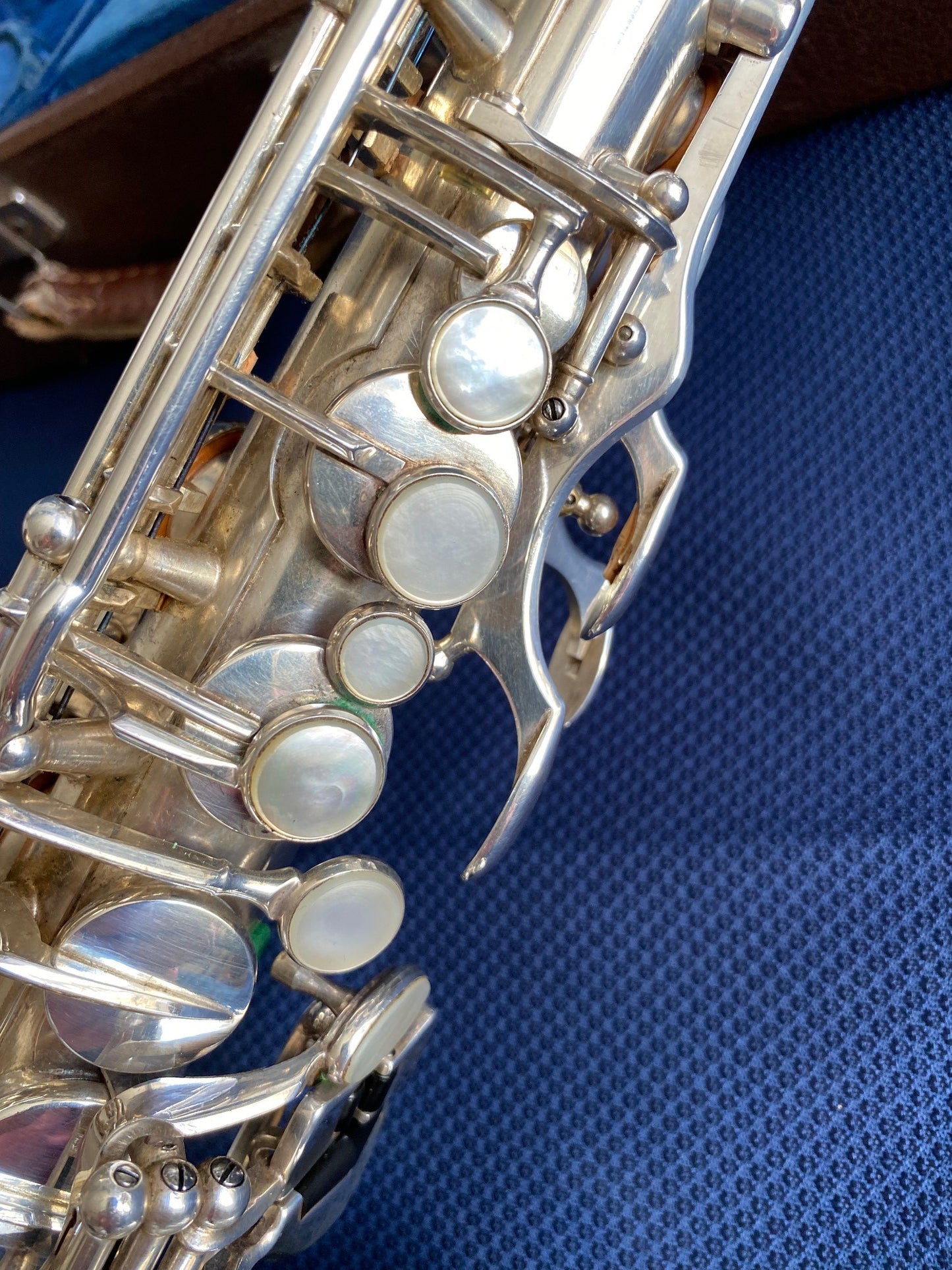 Alto Saxophone SELMER Super Balanced Action (SBA, 1948-49), n°42XXX, silver plated