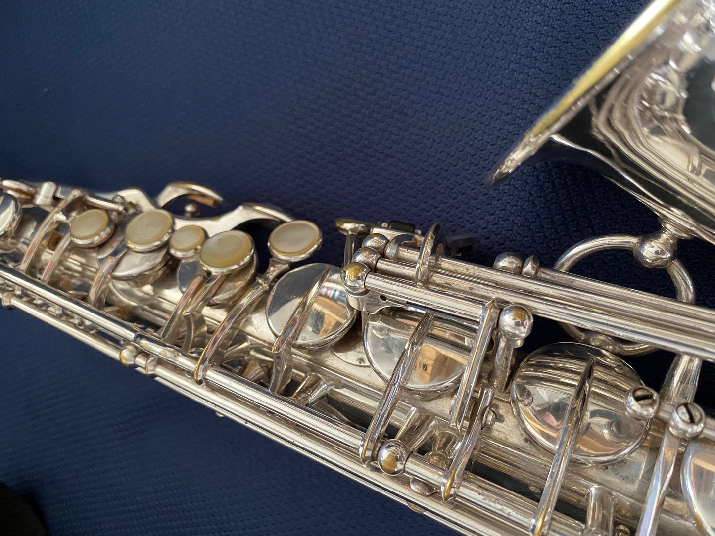 Alto Saxophone SELMER Super Balanced Action (SBA, 1950), n°47XXX, silver plated