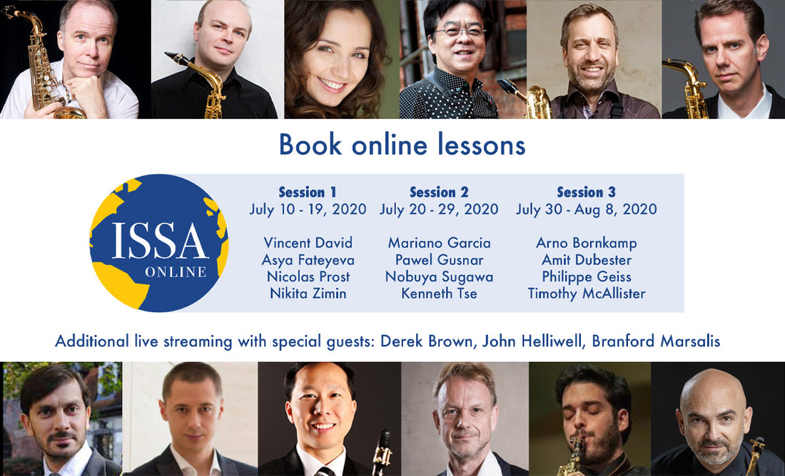 ISSA 2020 online, nouvelle académie de saxophone