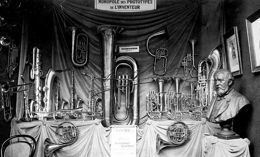 Musée SELMER : les inventions d'Adolphe Sax