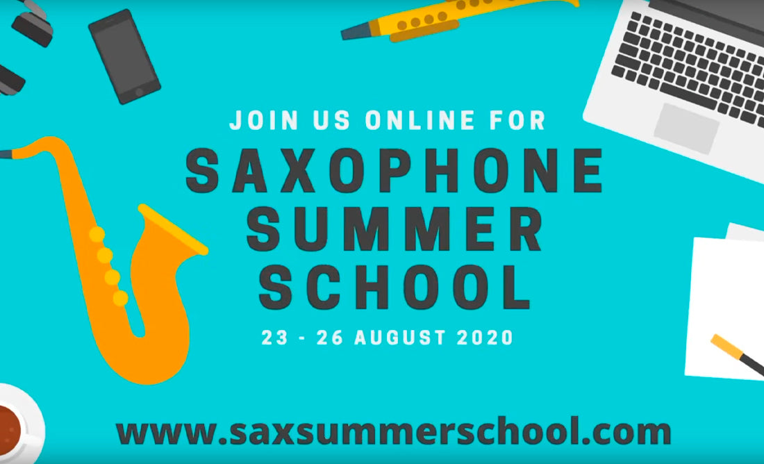 Classe d'été de saxophone en ligne [août 2020]