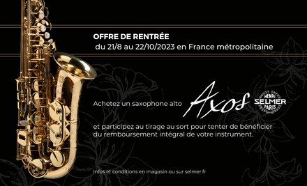 Votre saxophone alto axos remboursé ?