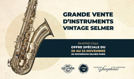Grande vente d'instruments Vintage SELMER