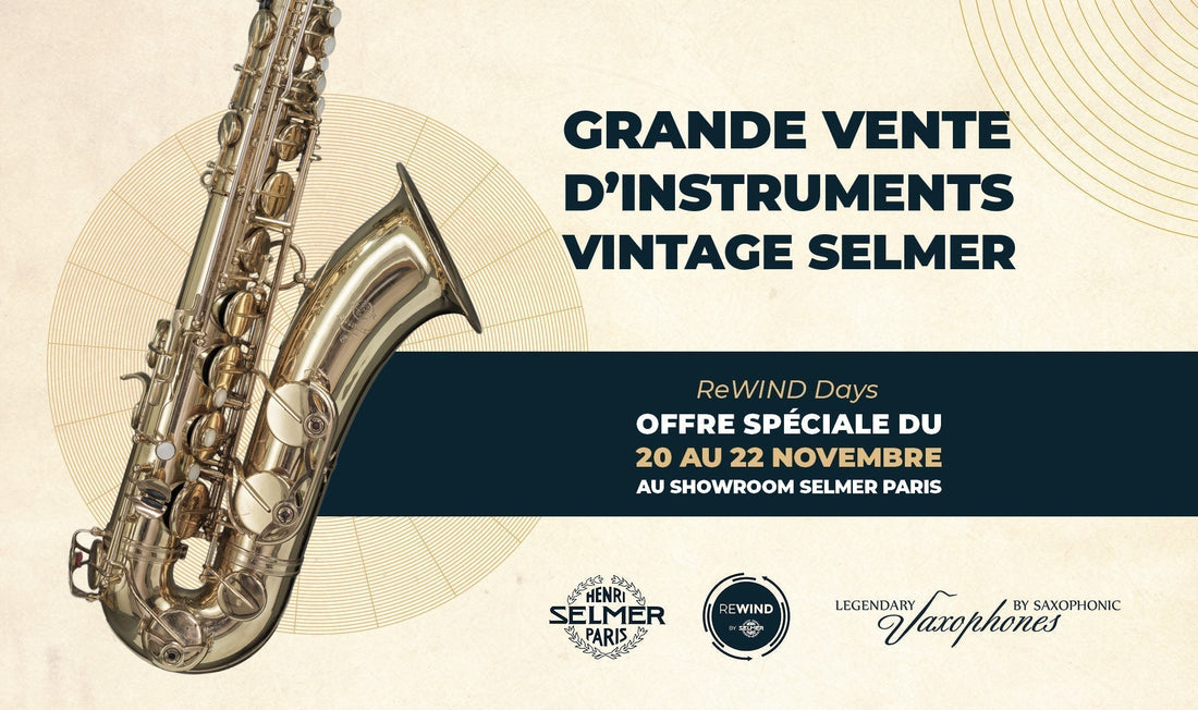 Grande vente d'instruments Vintage SELMER