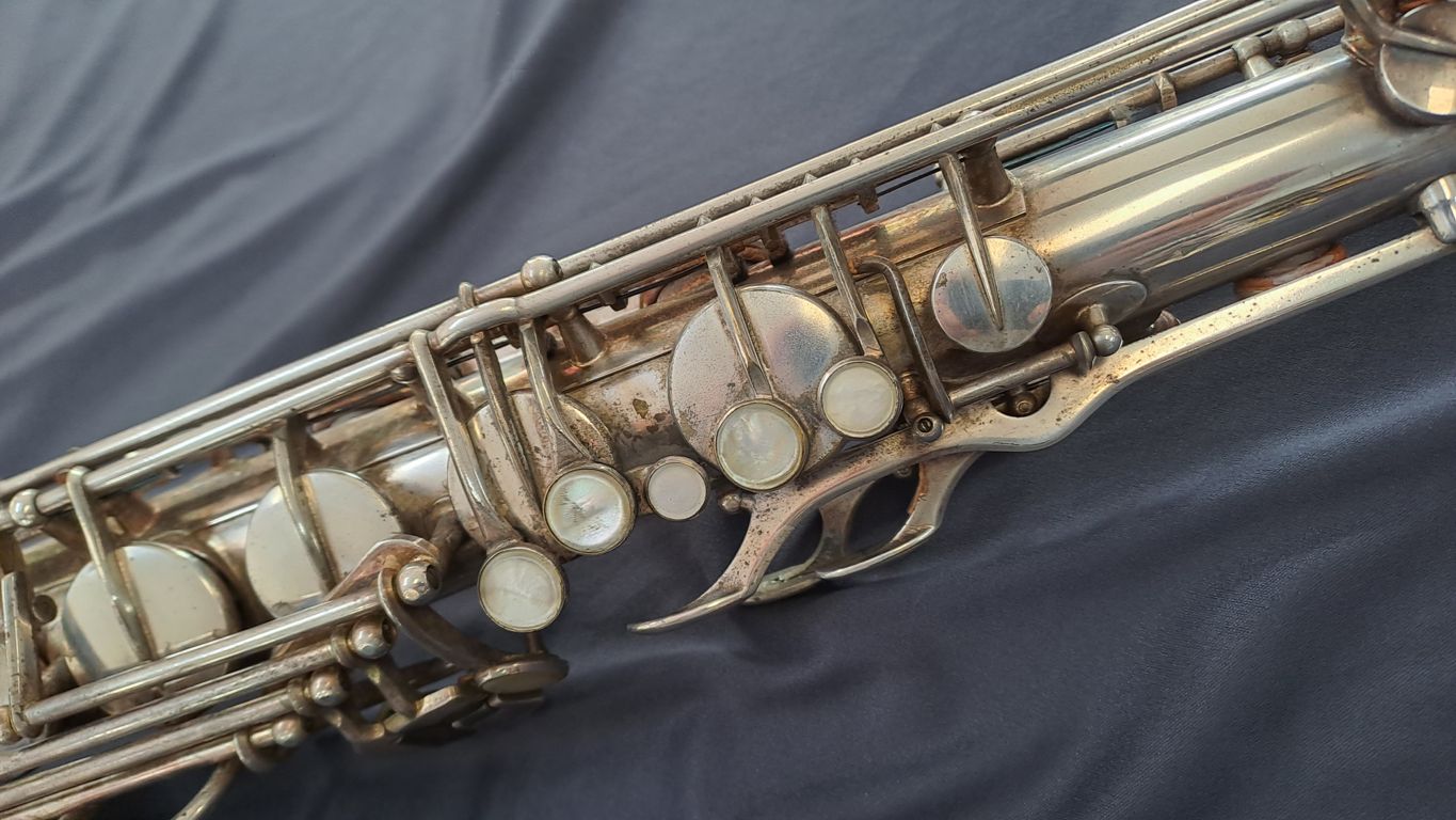Saxophone Balanced Action Tenor Sax silver plated #29xxx – Henri