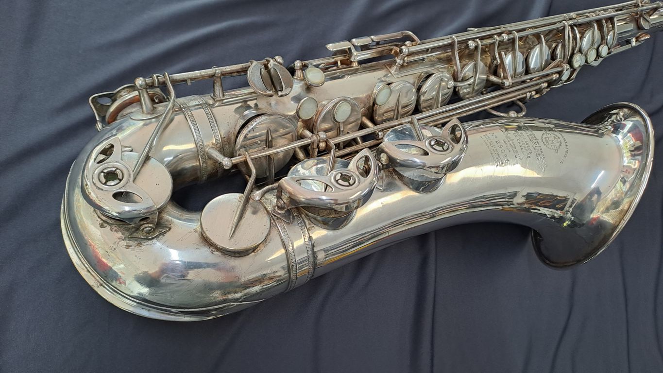 Saxophone Balanced Action Tenor Sax silver plated #29xxx