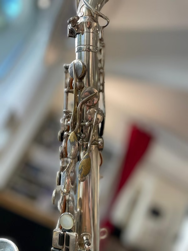 Saxophone SELMER Alto Super Cigar Cutter (1932), N°162XX, argenté