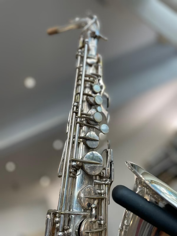 Saxophone SELMER Alto Super Cigar Cutter (1932), N°162XX, argenté