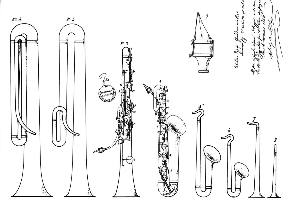 Adolphe Sax dépose un brevet