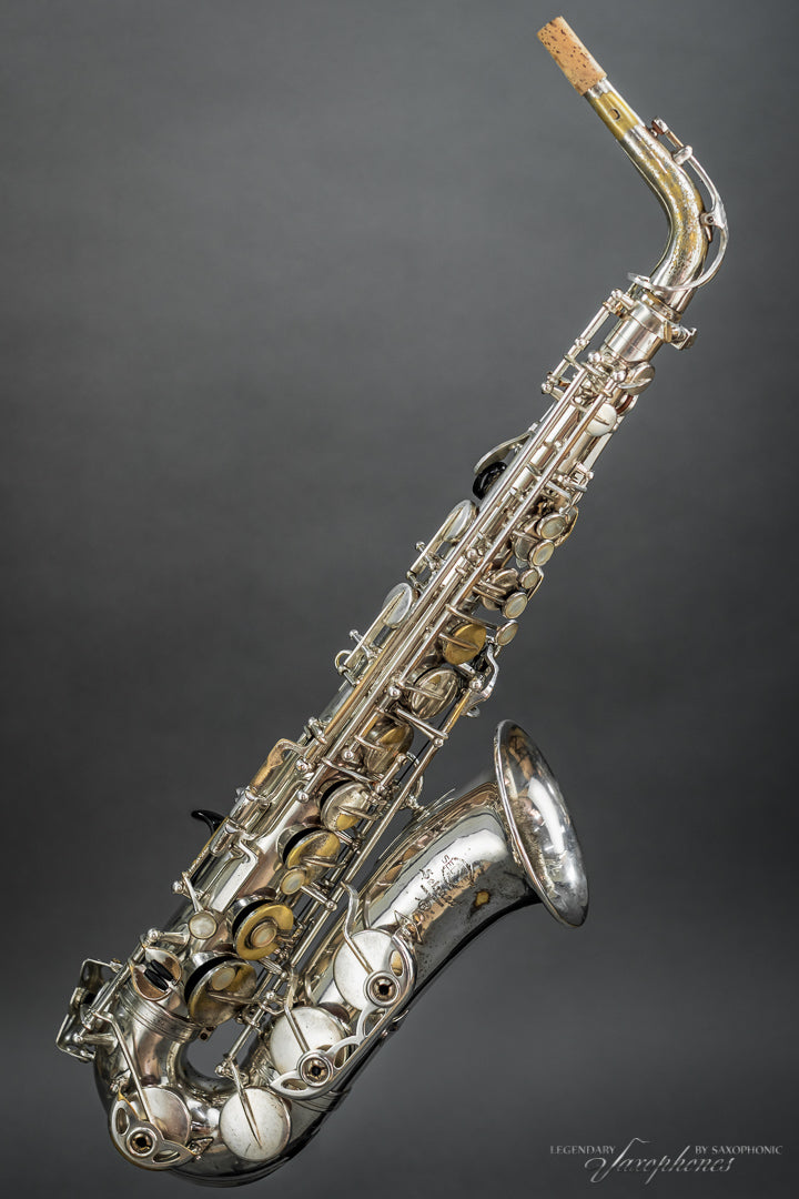 Saxophone SELMER Alto Mark VI au Fa# aigu (1972), Player's Horn, n° 200XXX, argenté - Saxophonic