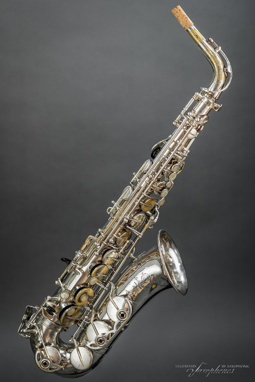 Saxophone SELMER Alto Mark VI au Fa# aigu (1972), Player's Horn, n° 200XXX, argenté - Saxophonic