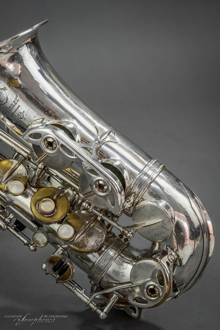 Saxophone SELMER Alto Mark VI au Fa# aigu (1972), Player's Horn, n° 200XXX, argenté - Saxophonic