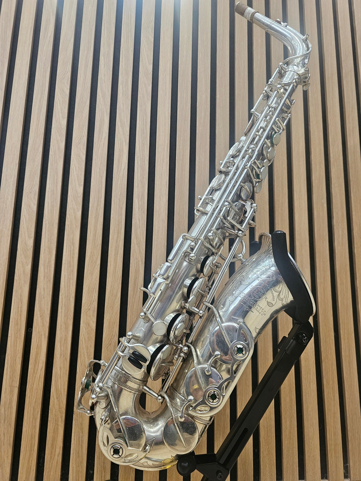 Selmer Balanced Action Silver-Plated Alto Saxophone from 1943 - Hall Music