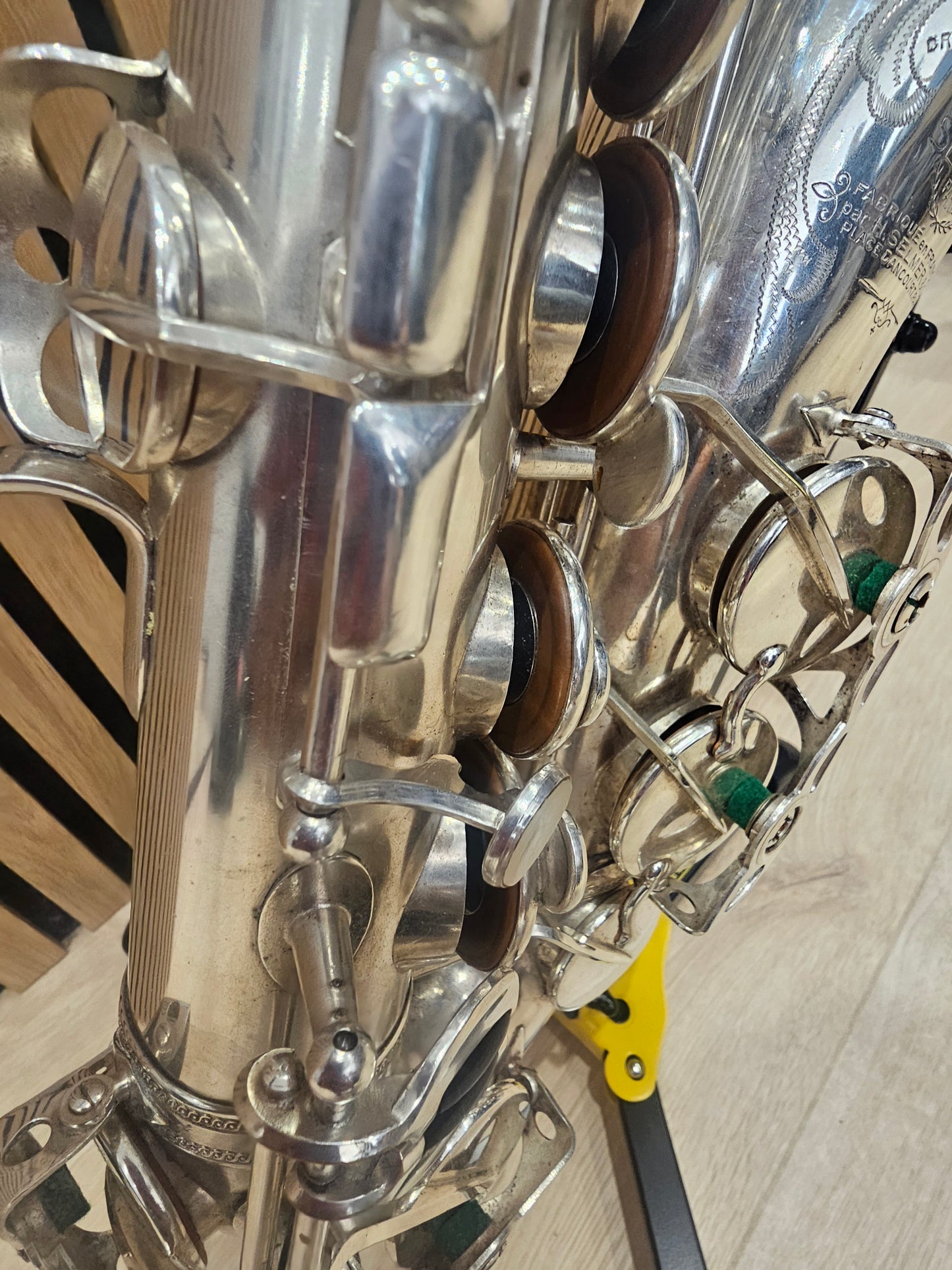 Selmer Balanced Action Silver-Plated Alto Saxophone from 1943 - Hall Music