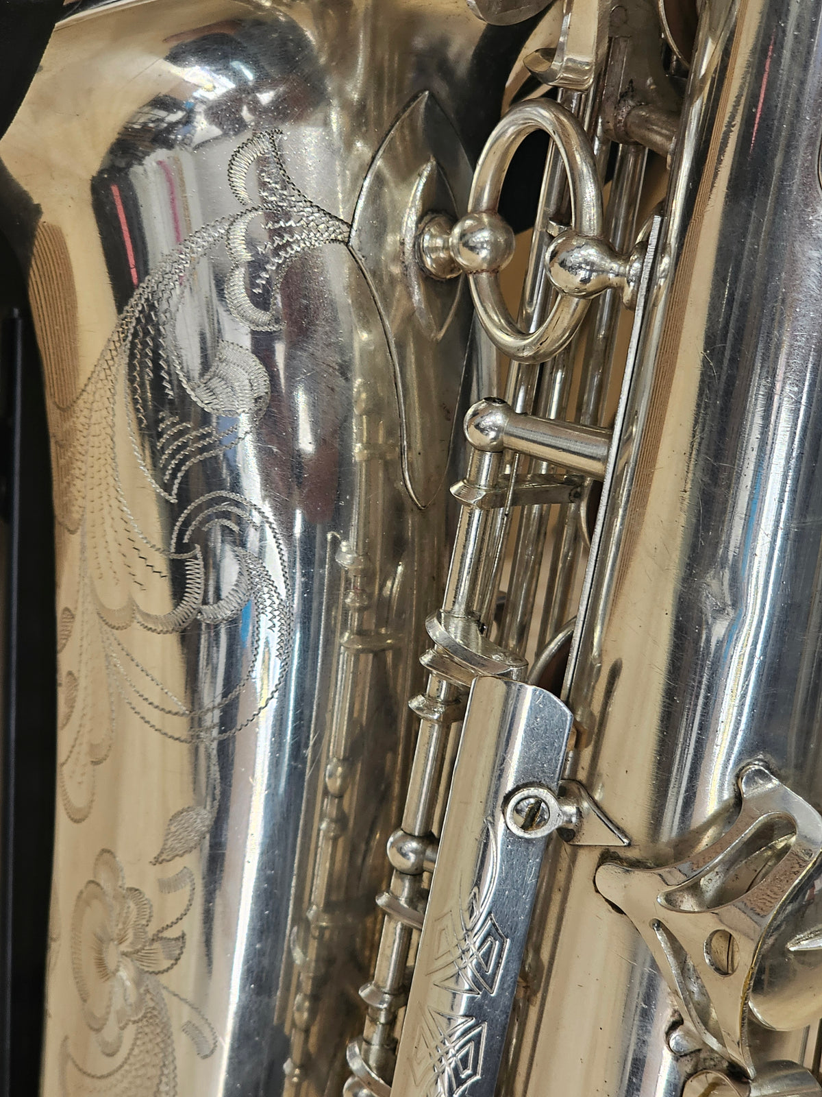 Selmer Balanced Action Silver-Plated Alto Saxophone from 1943 - Hall Music