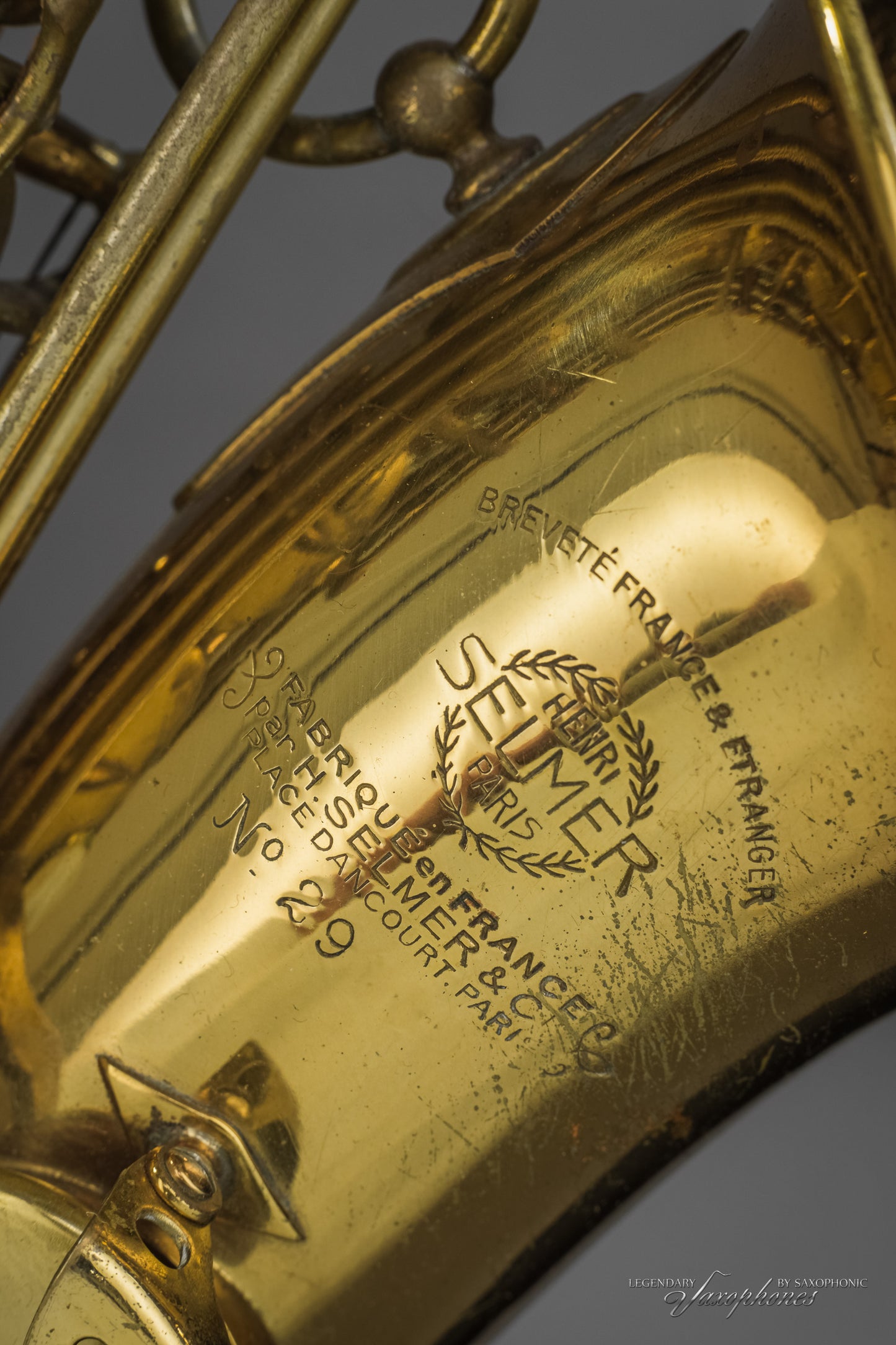 Saxophone  Alto SELMER Balanced Action, n°296XX (1940)