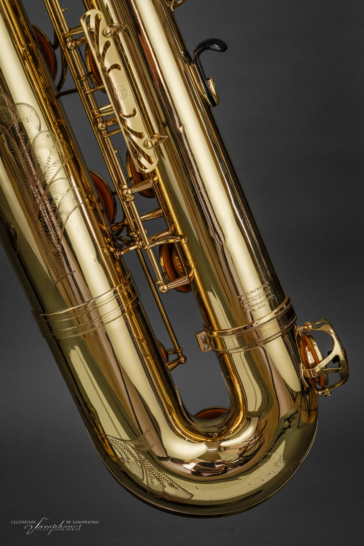 Baritone Saxophone SELMER Mark VI (1980) to low A, 3063XX, lacquered
