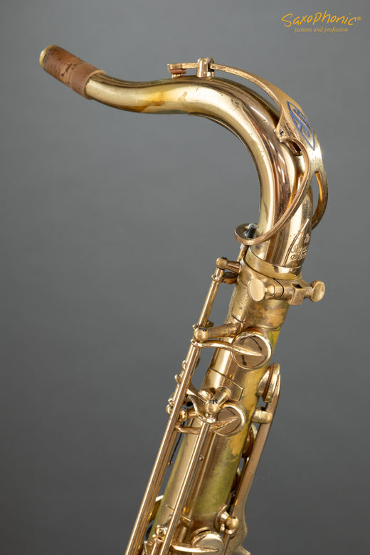 Saxophone Ténor professionnel (Alan Luzar) SELMER Super Action 80 Serie II (1982), n°3291XX, verni