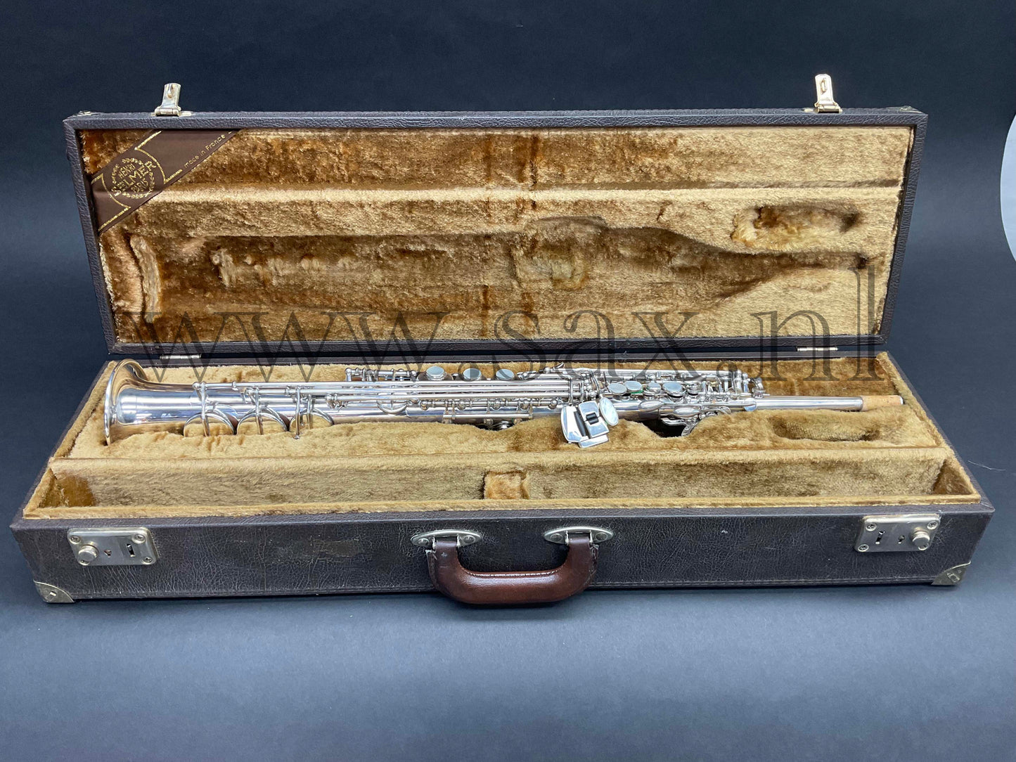 SELMER Soprano Saxophone Super Action 80 Serie II (1989), N° 4238XX, silver plated