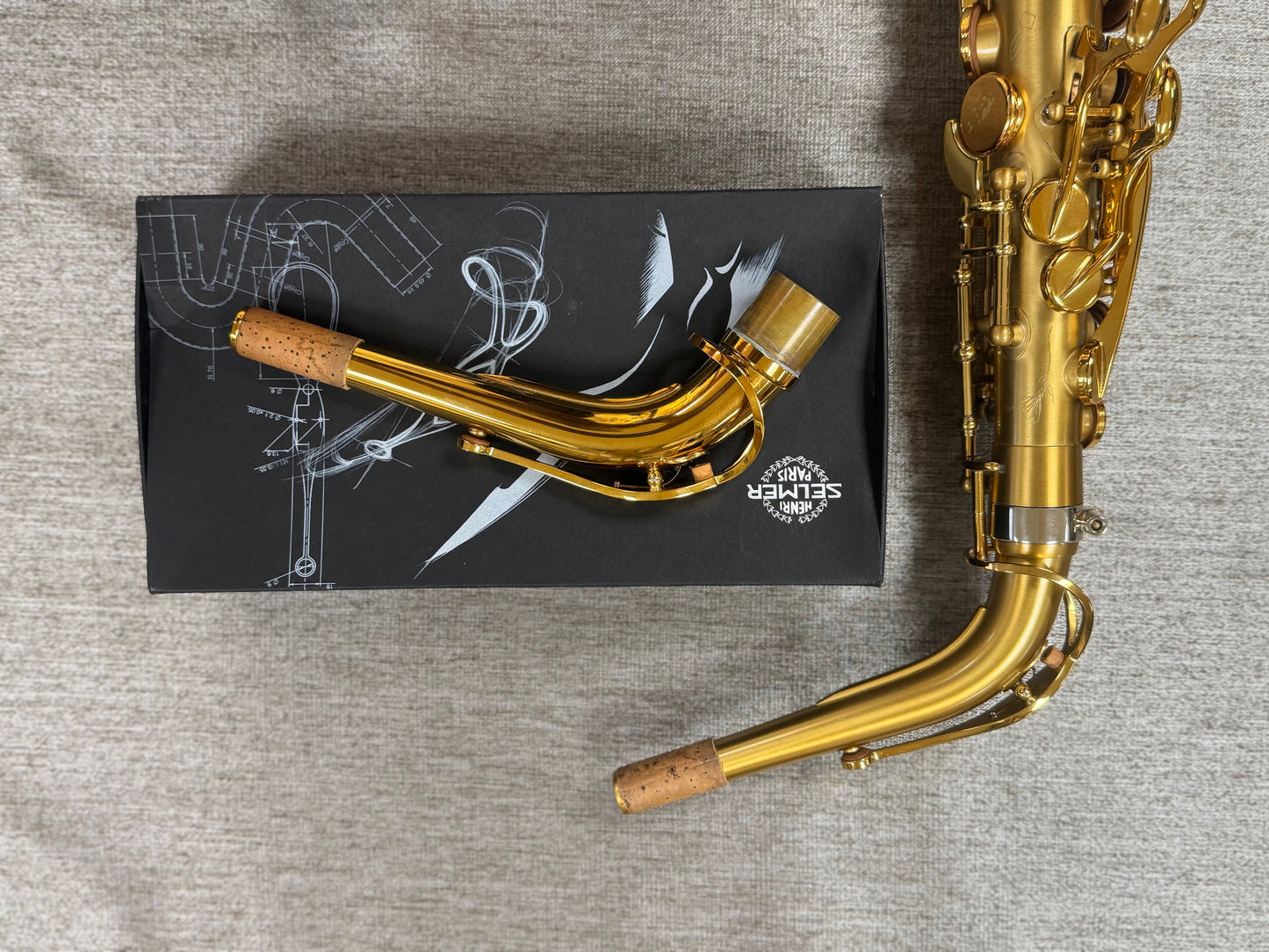 Superbe saxophone Selmer Suprême brossé n°8442XX