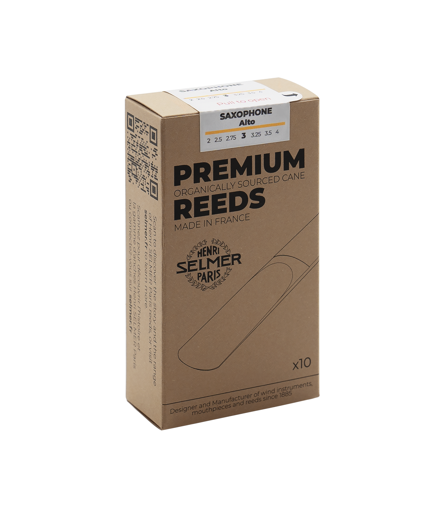 Alto saxophone reeds