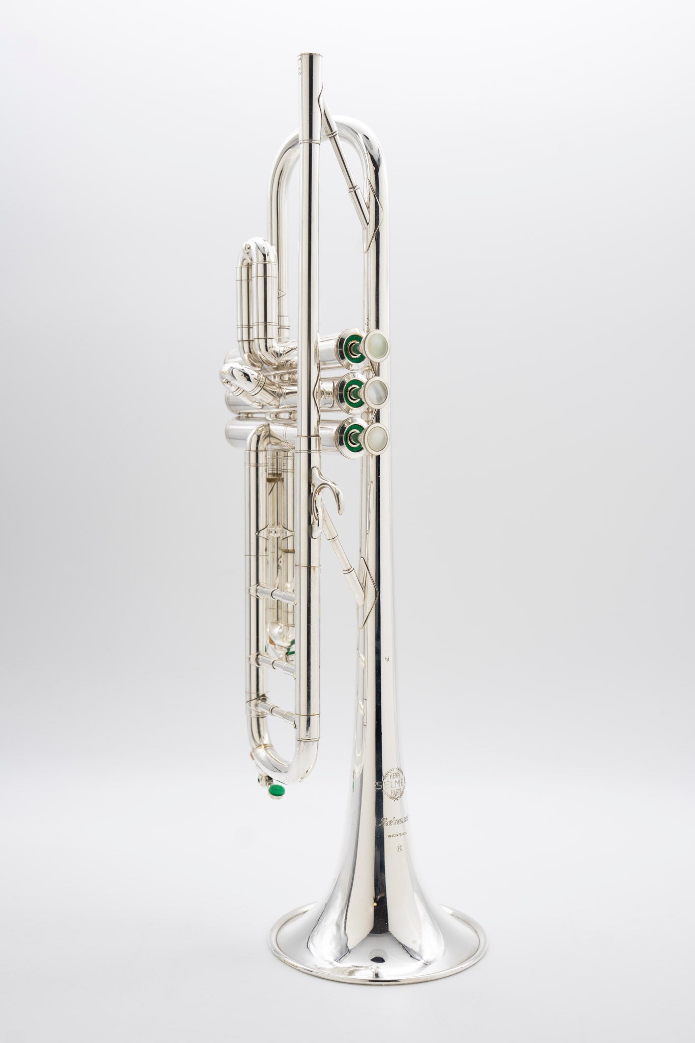 SELMER Trumpet in C (1968), n° 42943 , silver plated - ReWIND by