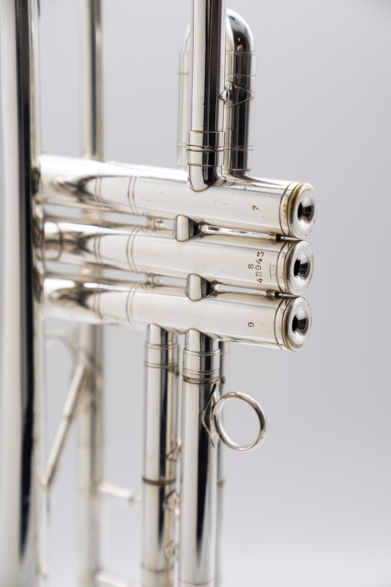 SELMER Trumpet in C (1968), n° 42943 , silver plated - ReWIND